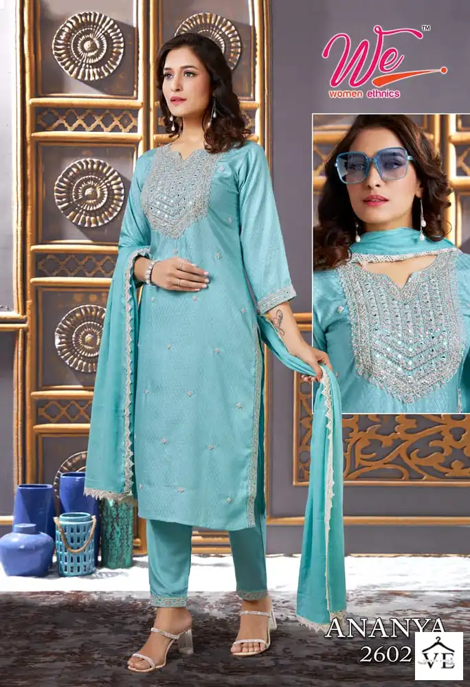 We Ananya Bombay Zigzag Weaving Wholesale Readymade Suits Catalog — Wholesale Salwar Suits, MPA wholesale from Surat - Gallery Image 4