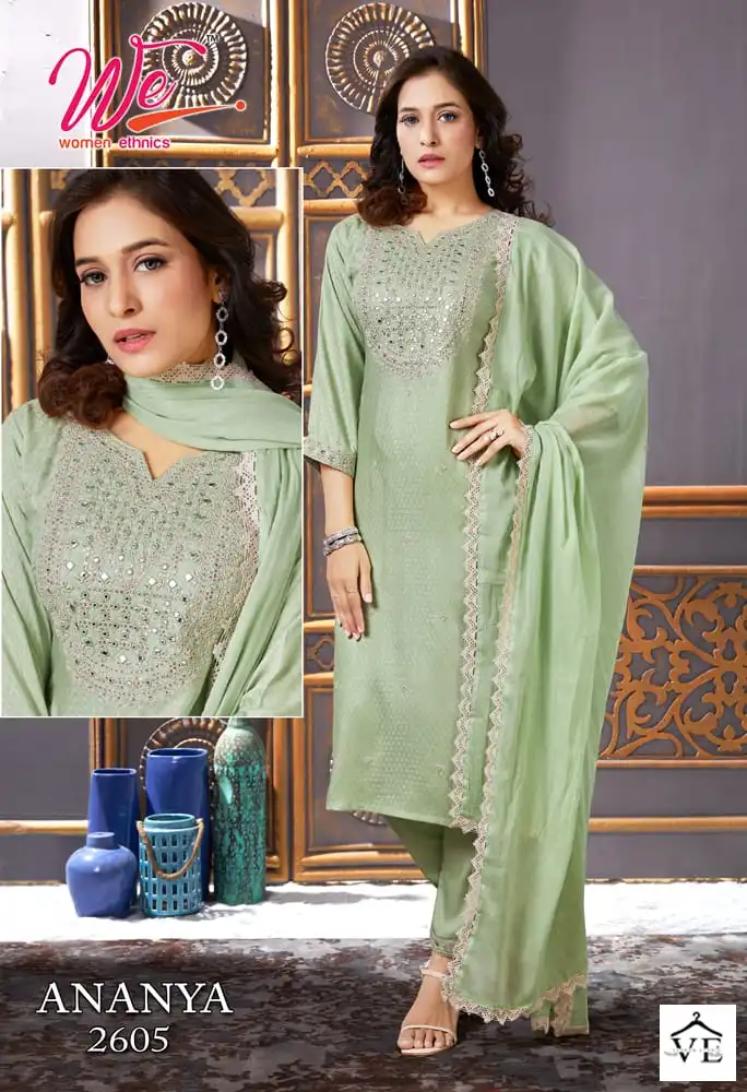 We Ananya Bombay Zigzag Weaving Wholesale Readymade Suits Catalog — Wholesale Salwar Suits, MPA wholesale from Surat - Gallery Image 6