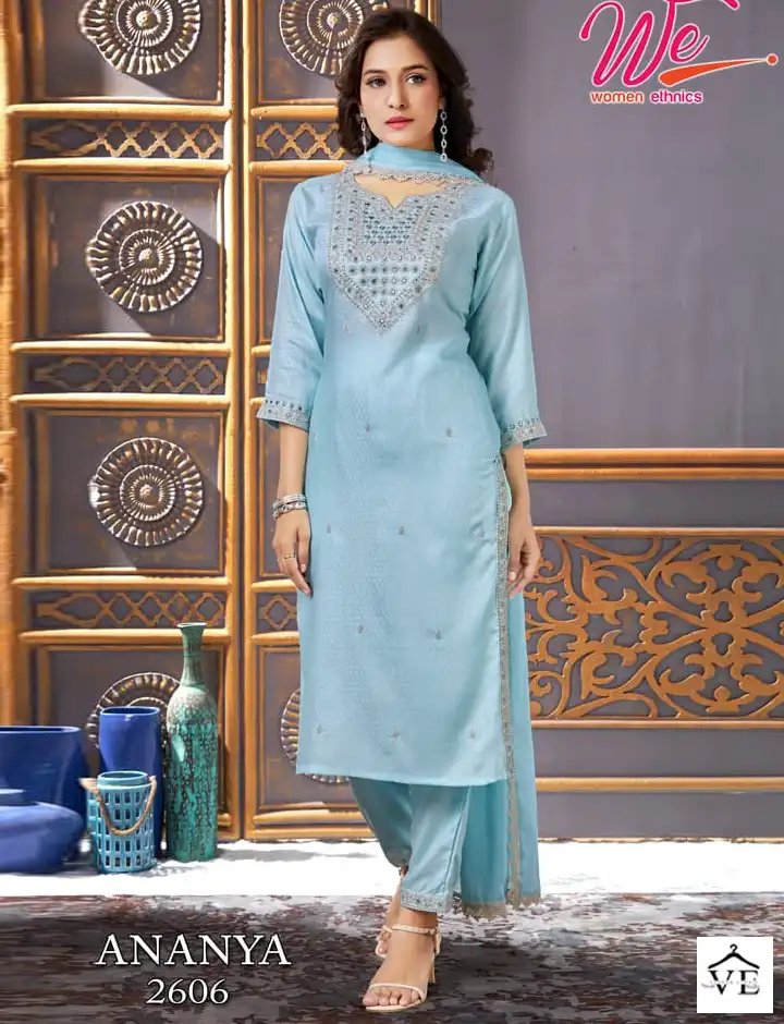 We Ananya Bombay Zigzag Weaving Wholesale Readymade Suits Catalog — Wholesale Salwar Suits, MPA wholesale from Surat — view 1