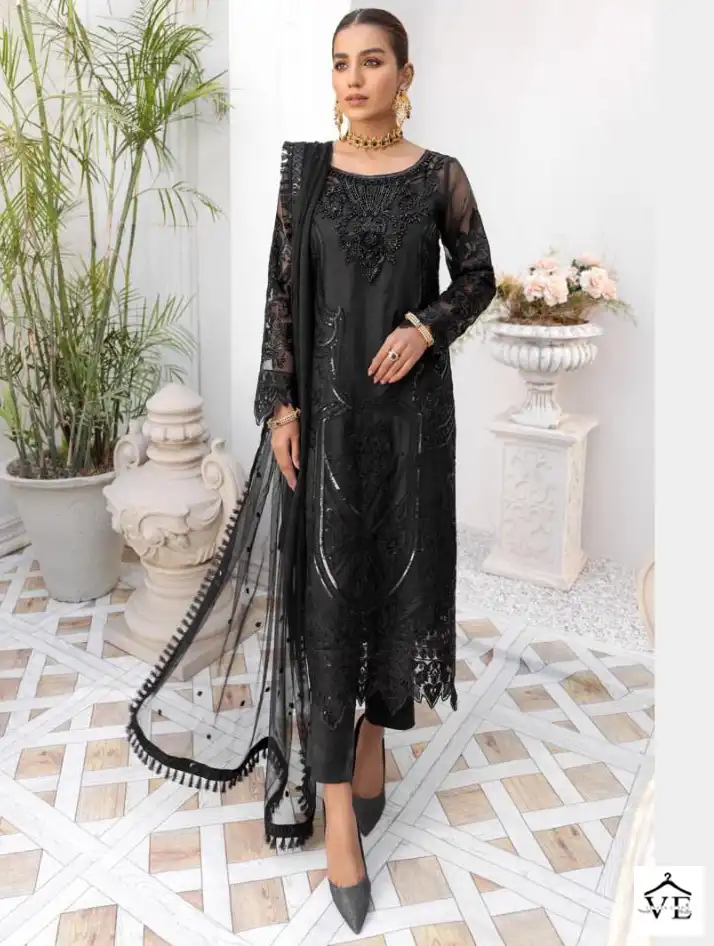Al Amra Anaya ZF 101 Georgette Wholesale Pakistani Suit — Wholesale Salwar Suits, MPA wholesale from Surat — view 1