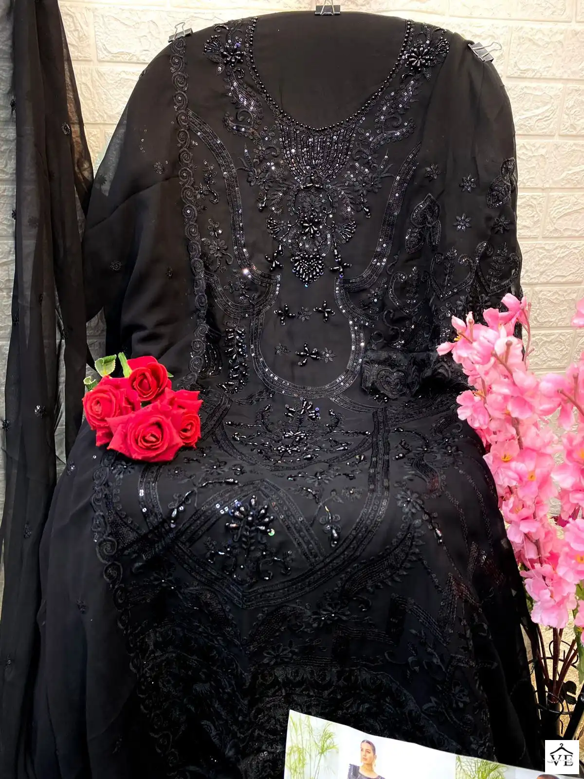 Al Amra Anaya ZF 101 Georgette Wholesale Pakistani Suit — Wholesale Salwar Suits, MPA wholesale from Surat - Gallery Image 3