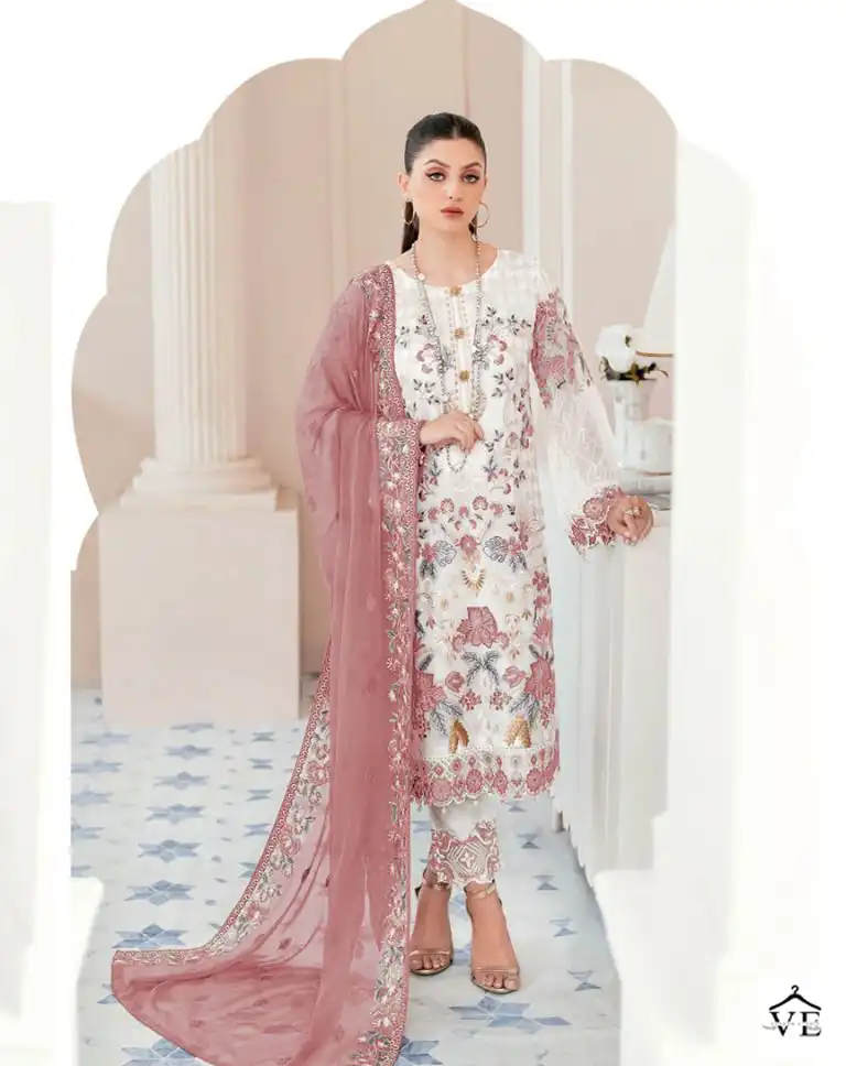 Al Amra Anaya ZF 83 Georgette Wholesale Pakistani Suit Catalog — Wholesale Salwar Suits, MPA wholesale from Surat - Gallery Image 8