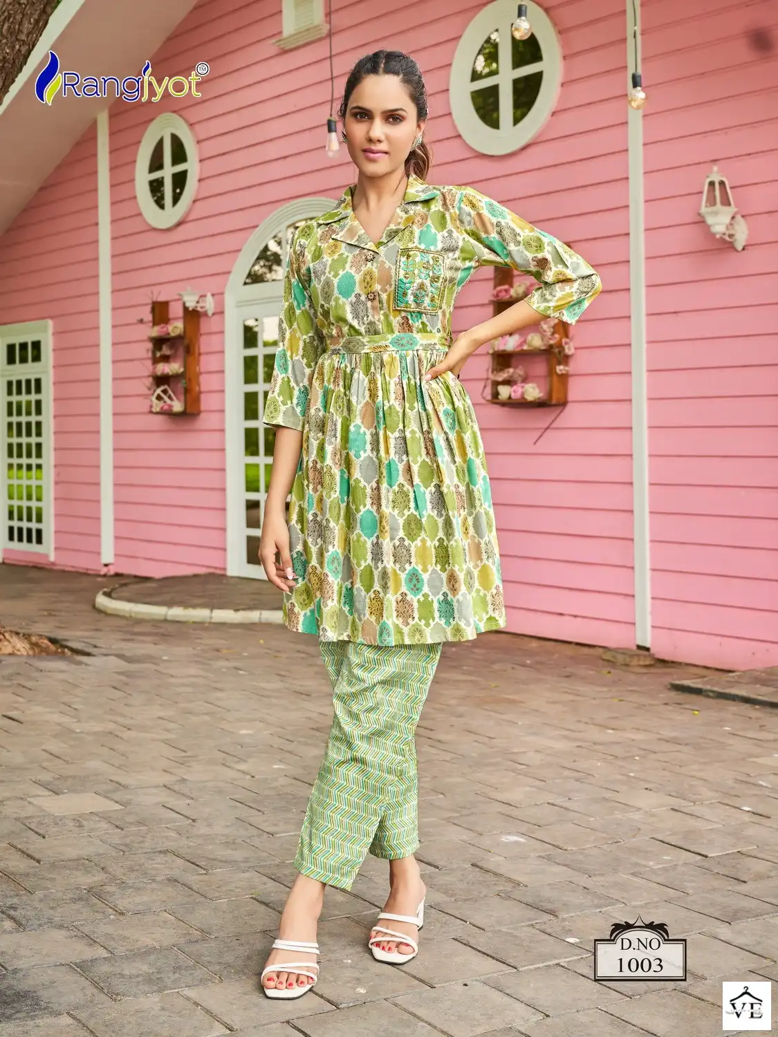 Rangjyot Avanta Vol-1 Premium Capsule Wholesale Co-Ord Set Catalog — Wholesale Kurtis, MPA wholesale from Surat — view 3