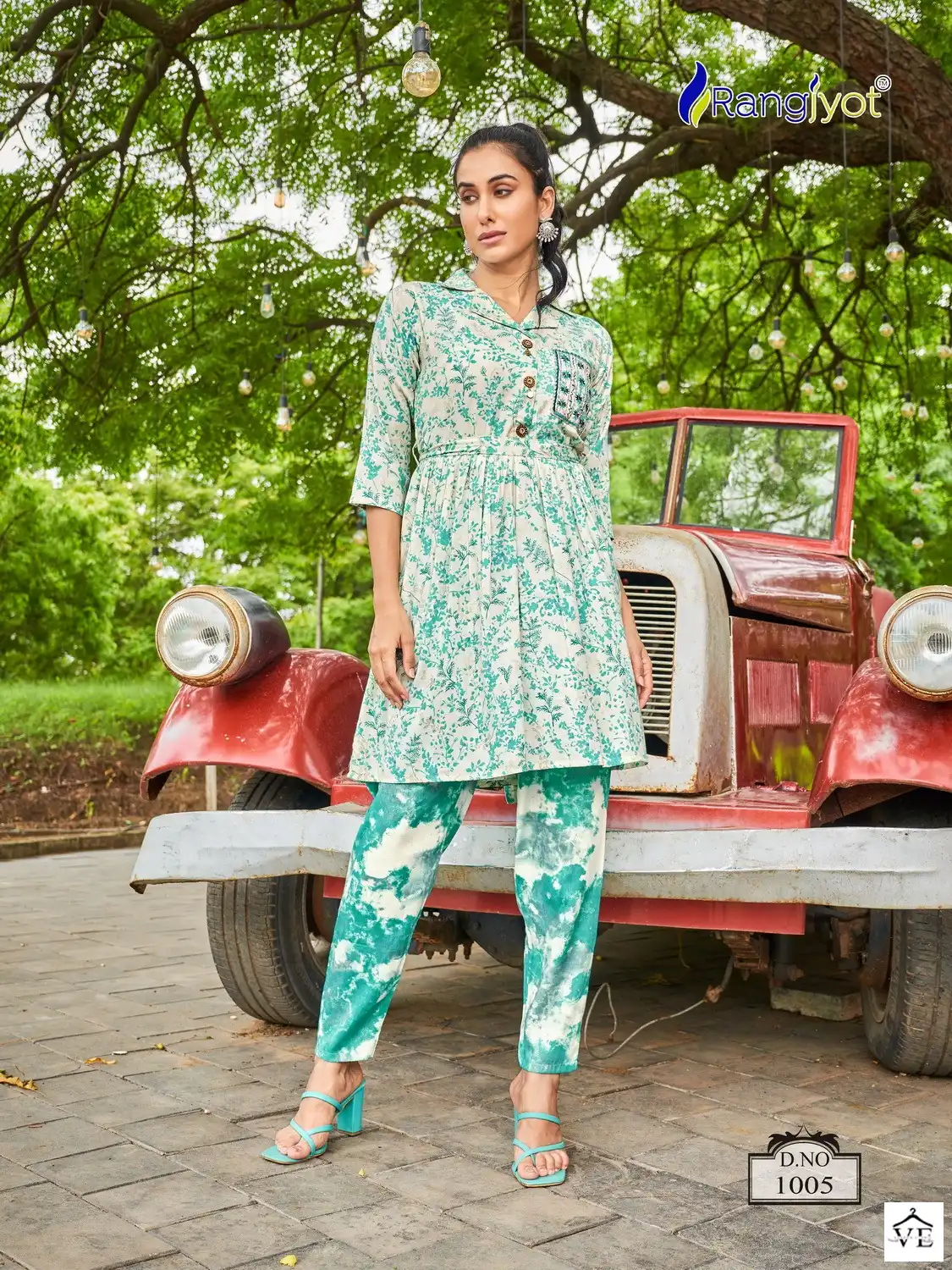 Rangjyot Avanta Vol-1 Premium Capsule Wholesale Co-Ord Set Catalog — Wholesale Kurtis, MPA wholesale from Surat — view 5
