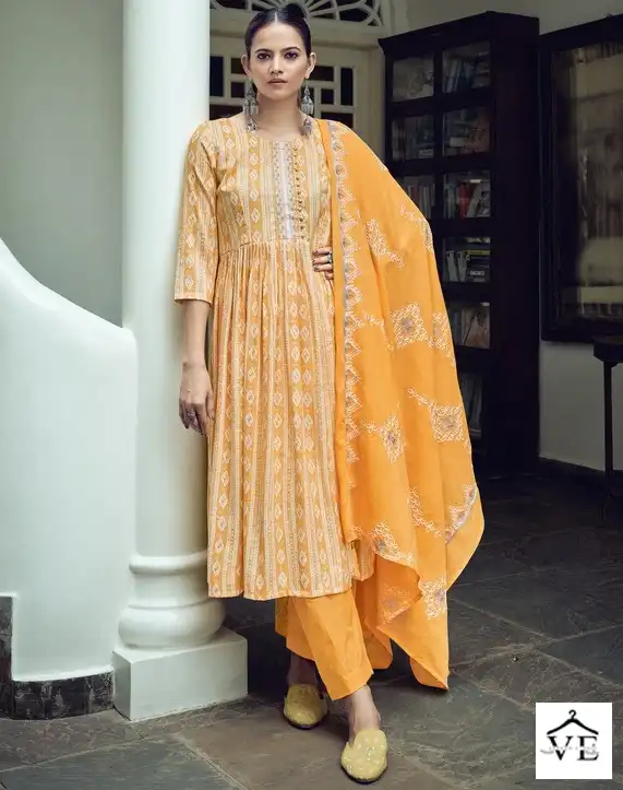 Radhika Fashion Barfi Cotton Wholesale Designer Salwar Suit Catalog — Wholesale Salwar Suits, MPA wholesale from Surat — view 1