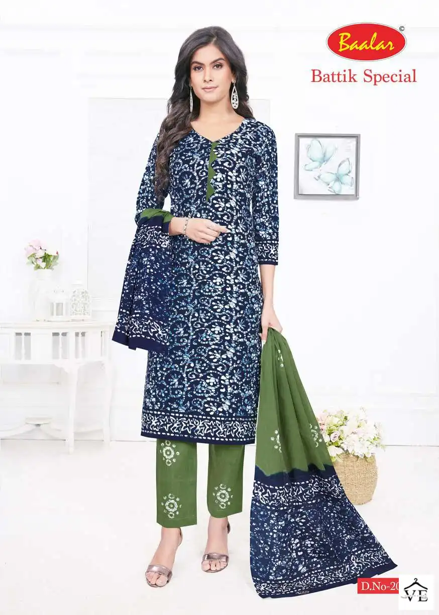 Baalar Batik Special Pent Vol 2 Cotton Wholesale Regular Wear Readymade Salwar Suit Catalog — Wholesale Salwar Suits, MPA wholesale from Surat - Gallery Image 11