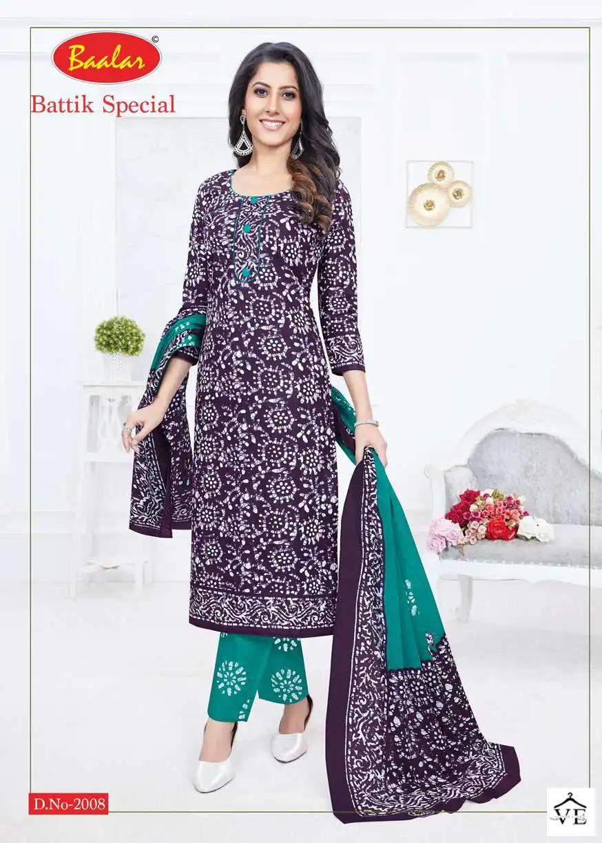 Baalar Batik Special Pent Vol 2 Cotton Wholesale Regular Wear Readymade Salwar Suit Catalog — Wholesale Salwar Suits, MPA wholesale from Surat - Gallery Image 3