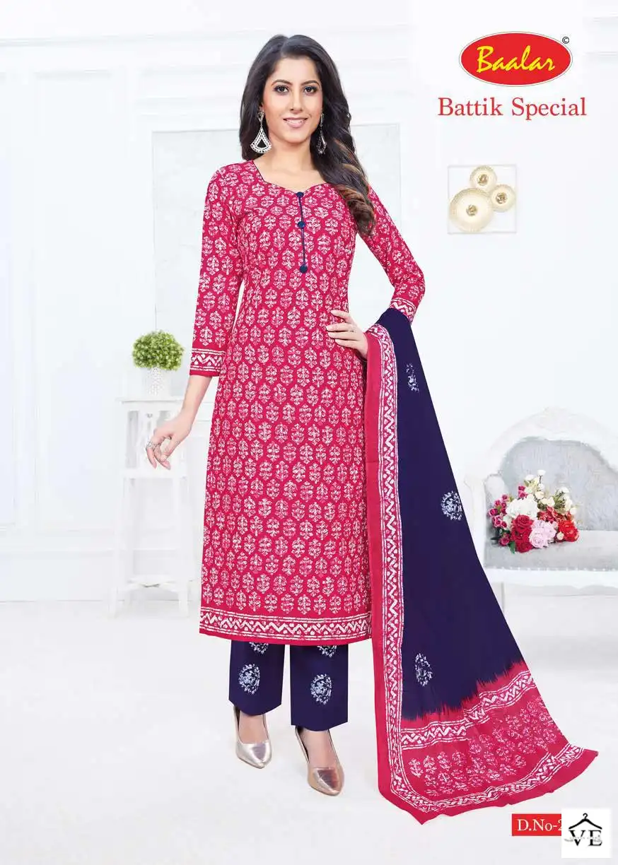 Baalar Batik Special Pent Vol 2 Cotton Wholesale Regular Wear Readymade Salwar Suit Catalog — Wholesale Salwar Suits, MPA wholesale from Surat - Gallery Image 4