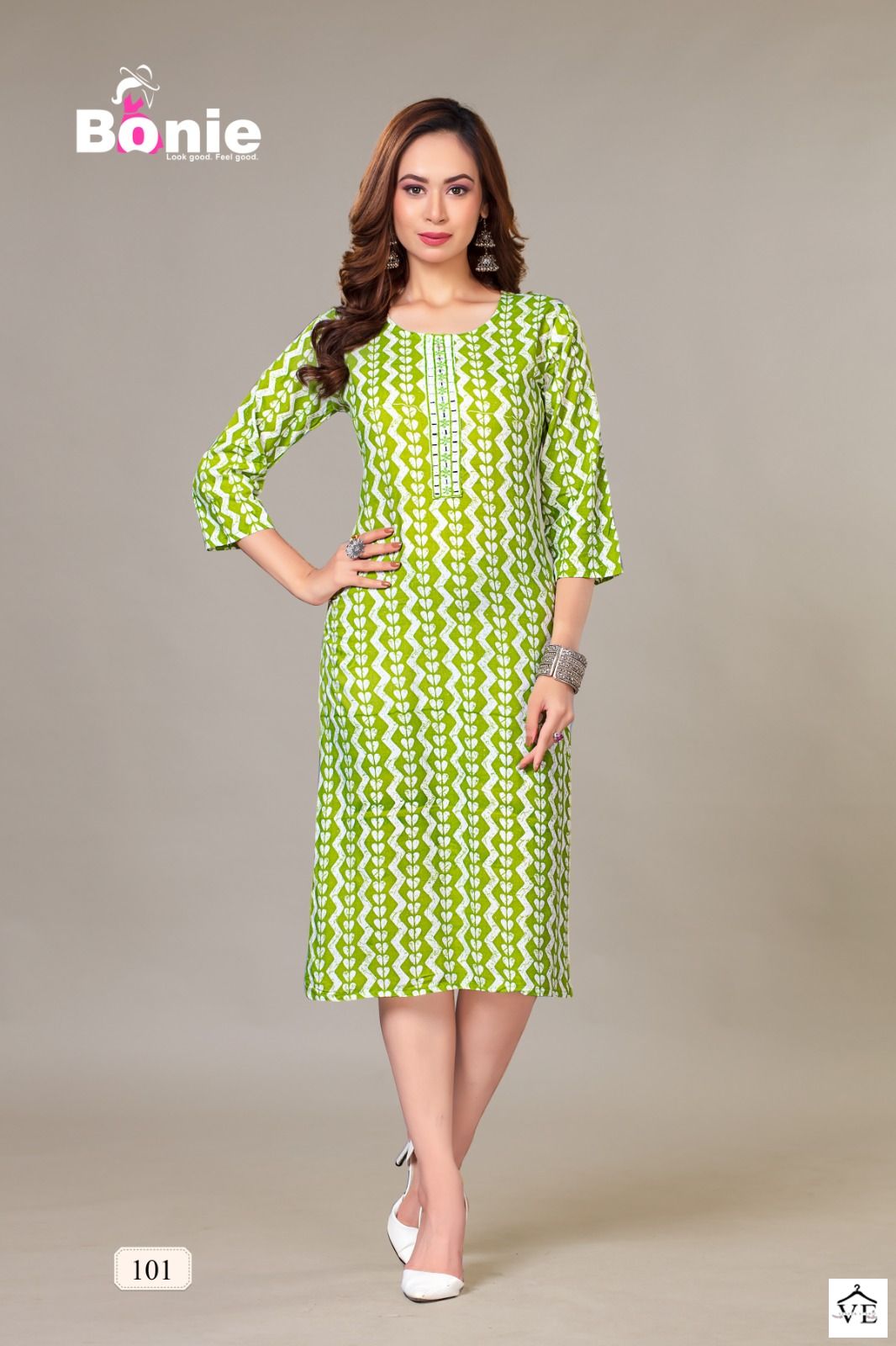 Bonie Battik Rayon 14Kg Wholesale Kurti Catalog — Wholesale Kurtis, bonie wholesale from Surat - Gallery Image 2