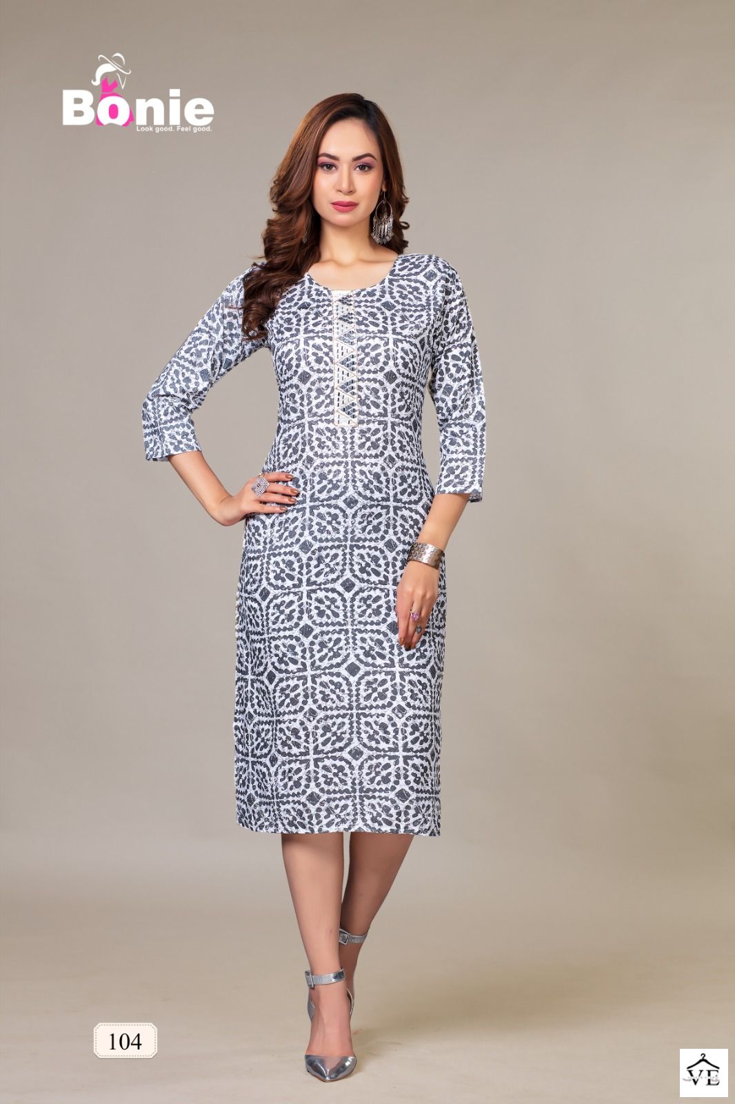 Bonie Battik Rayon 14Kg Wholesale Kurti Catalog — Wholesale Kurtis, bonie wholesale from Surat - Gallery Image 4
