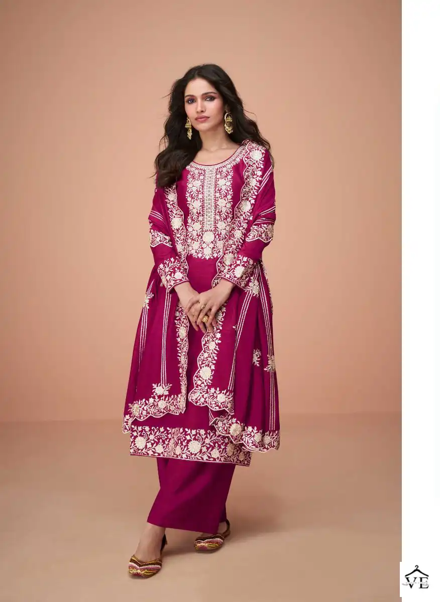 Aashirwad Benchmark Premium Silk Wholesale Designer Suits Catalog — Wholesale Salwar Suits, Aashirwad Creation wholesale from Surat - Gallery Image 4