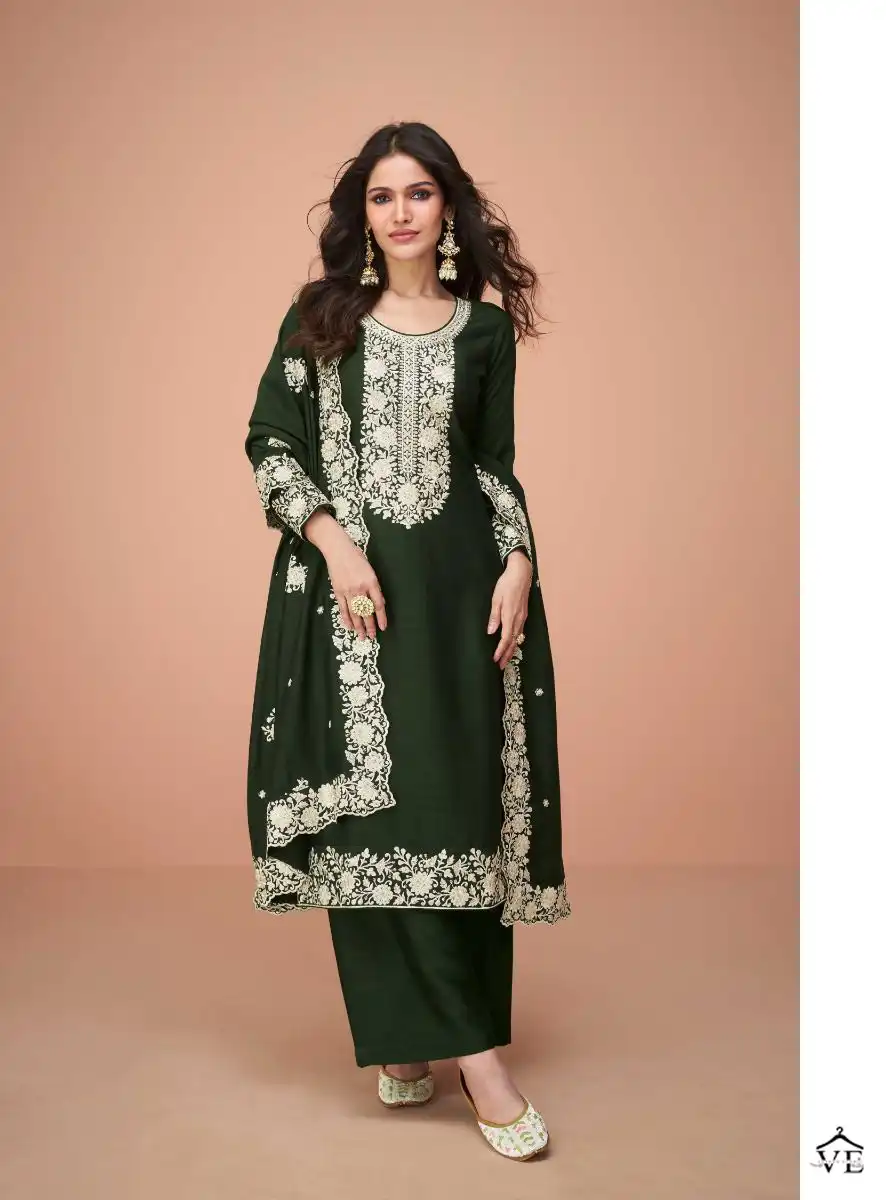Aashirwad Benchmark Premium Silk Wholesale Designer Suits Catalog — Wholesale Salwar Suits, Aashirwad Creation wholesale from Surat - Gallery Image 2