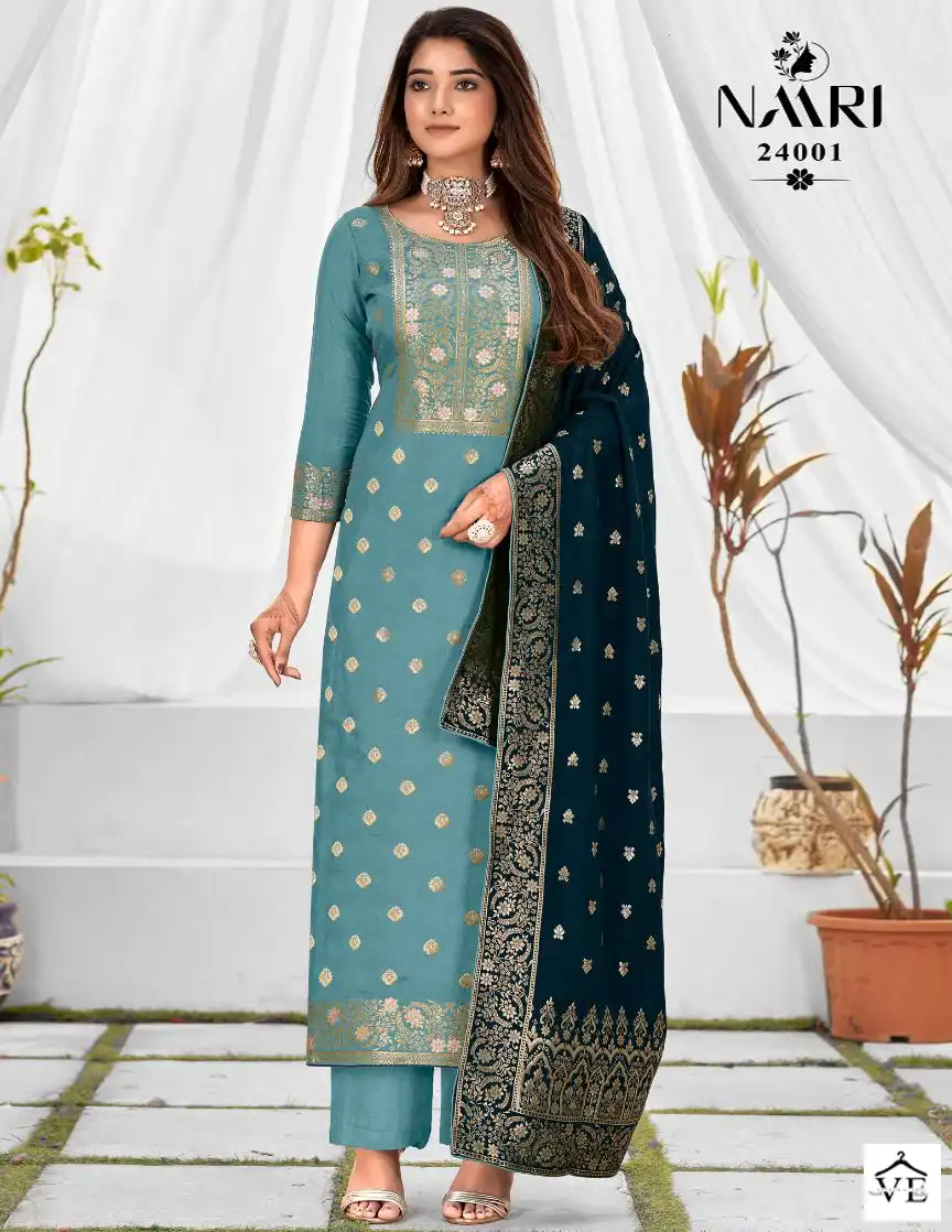 Naari Benz Vol 3 Pure Muslin Wholesale Designer Salwar Suit Catalog — Wholesale Salwar Suits, MPA wholesale from Surat — view 1