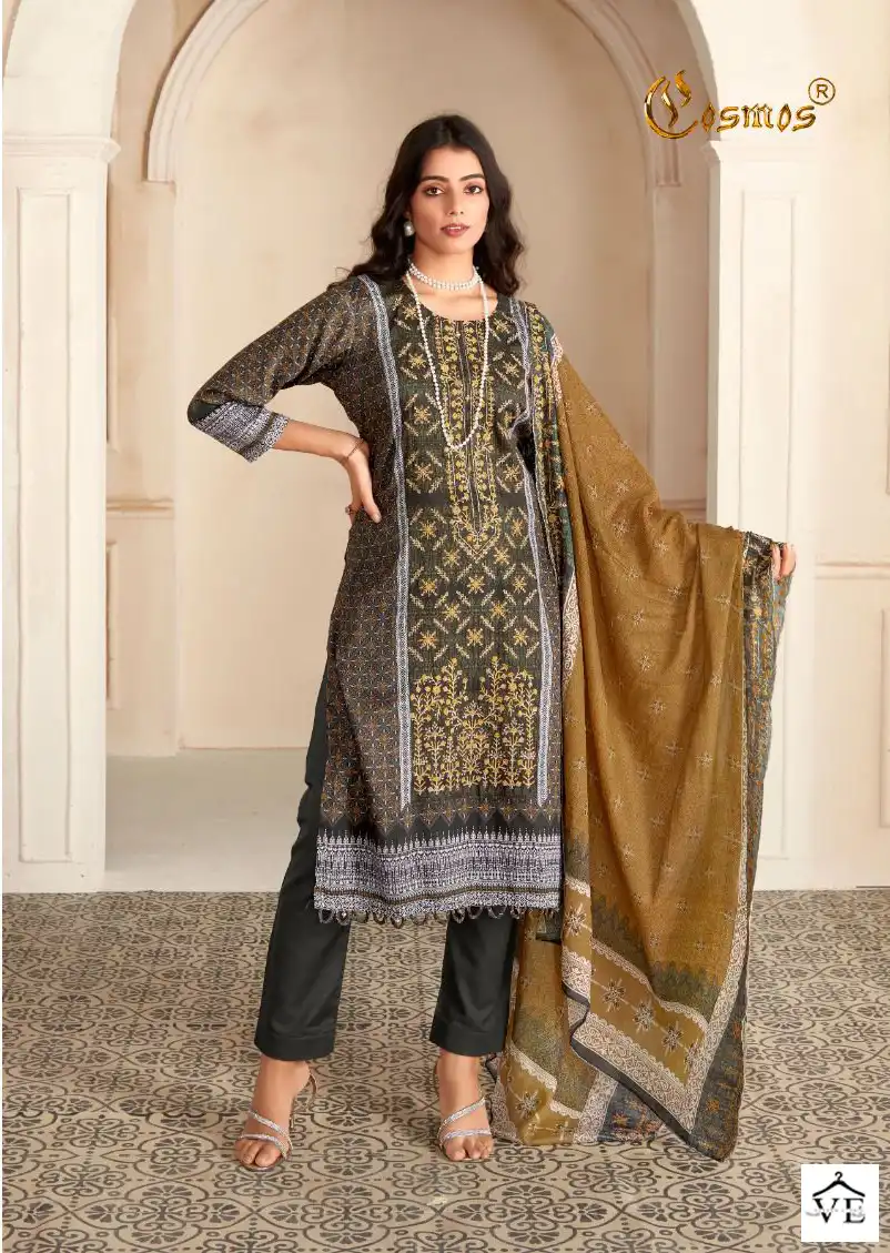 Cosmos Bin Saeed Vol 1 Cotton Wholesale Pakistani Salwar Suit Catalog — Wholesale Salwar Suits, MPA wholesale from Surat - Gallery Image 10
