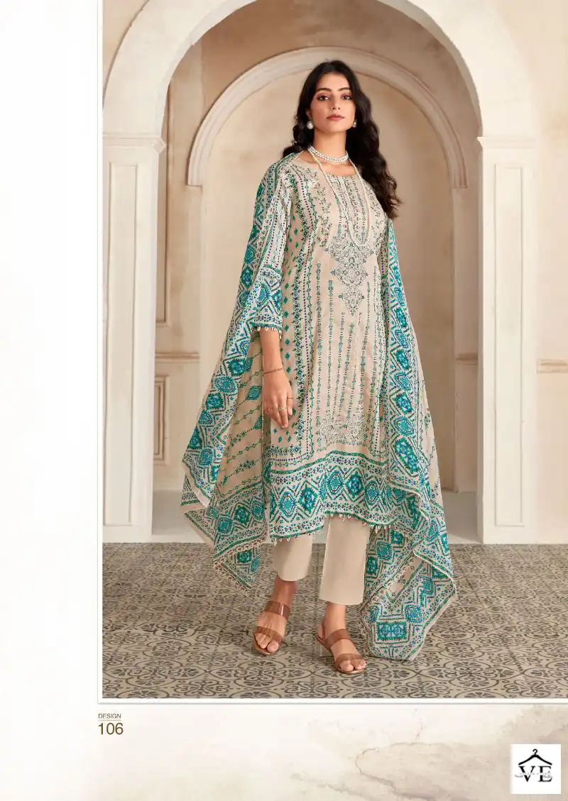 Cosmos Bin Saeed Vol 1 Cotton Wholesale Pakistani Salwar Suit Catalog — Wholesale Salwar Suits, MPA wholesale from Surat - Gallery Image 7