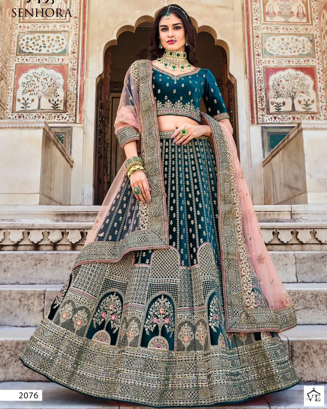 Senhora Bridal Look Heavy Velvet Wholesale Designer Lehenga Catalog