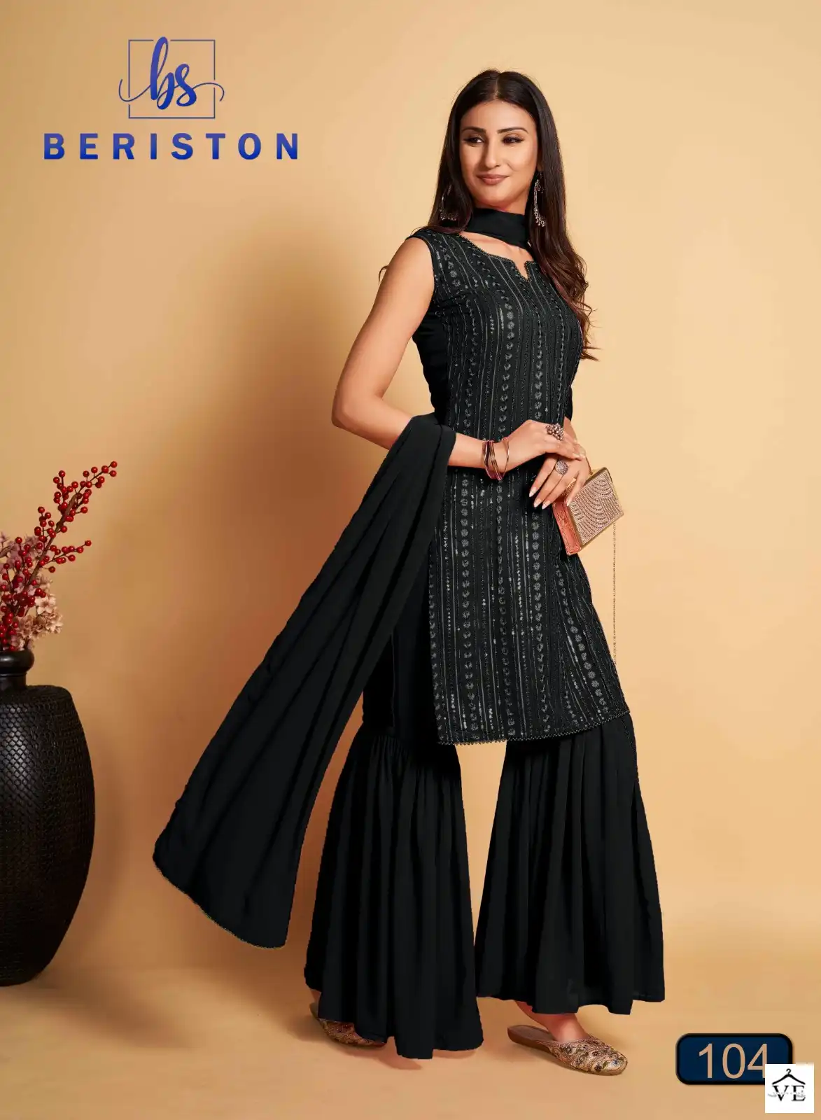 VE BS Vol 1 Georgette Wholesale Readymade Suit Catalog — Wholesale Salwar Suits, MPA wholesale from Surat - Gallery Image 6