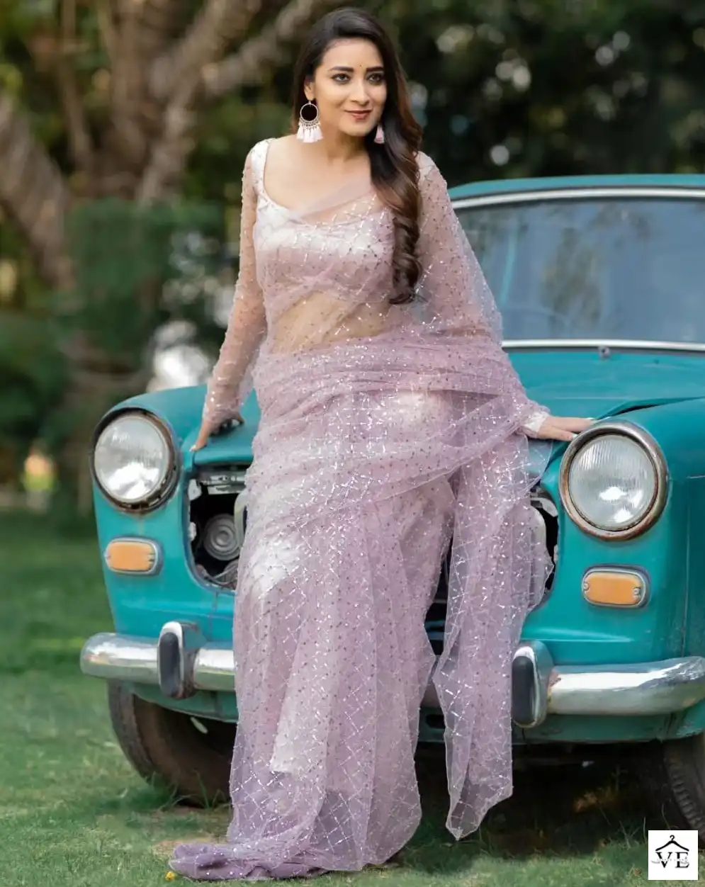 VE BT-3060 Butterfly Soft Net Wholesale Saree — Wholesale Sarees, MPA wholesale from Surat — view 1