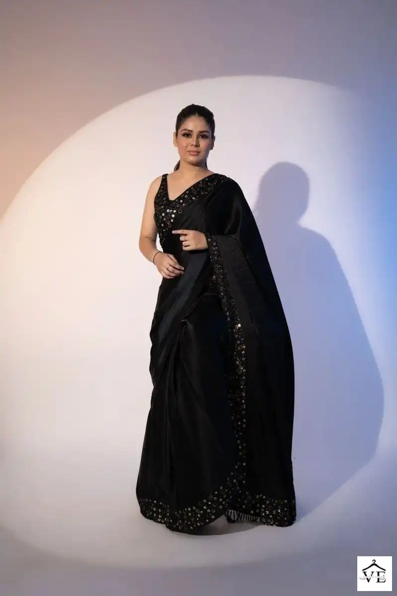 VE BT-3061 Rangoli Silk Wholesale Fancy Saree — Wholesale Sarees, MPA wholesale from Surat - Gallery Image 3