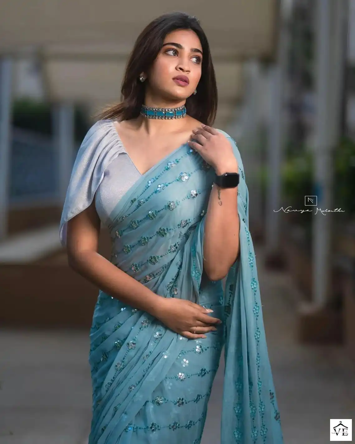 VE BT-350 Georgette Wholesale Fancy Saree — Wholesale Sarees, MPA wholesale from Surat - Gallery Image 2