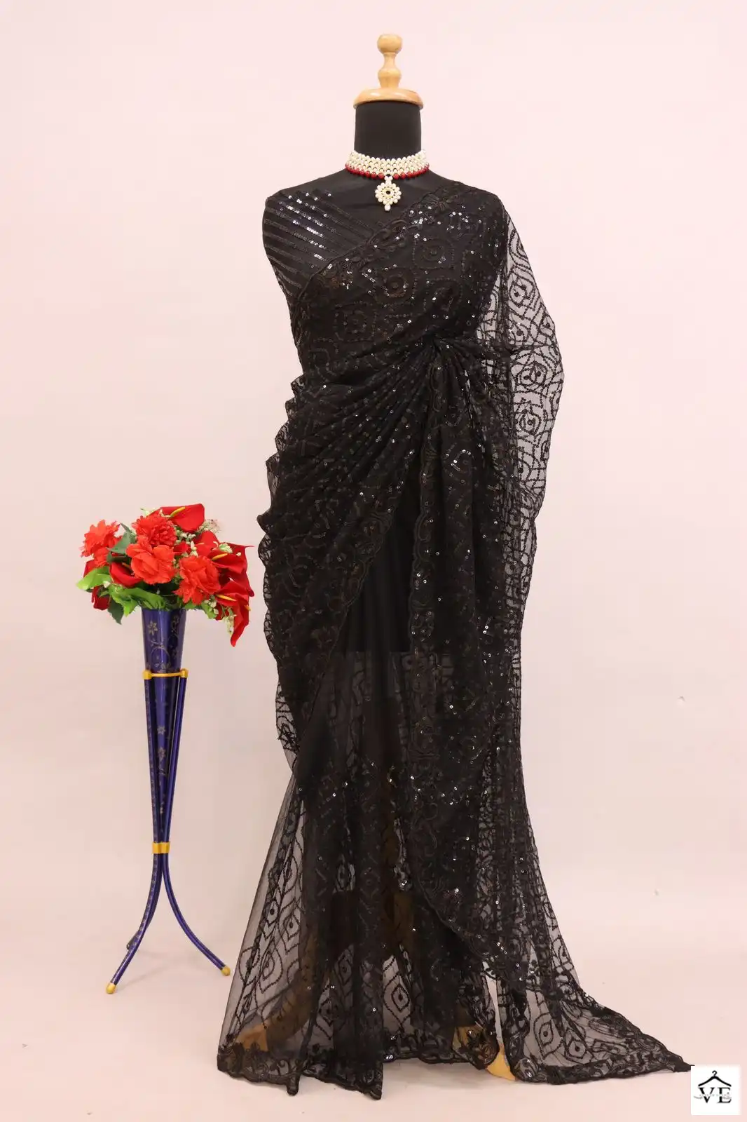 Vardan Ethnic Bt 370 Heavy Nylone Butterfly Net Wholesale Fancy Sarees Catalog — Wholesale Sarees, MPA wholesale from Surat - Gallery Image 6