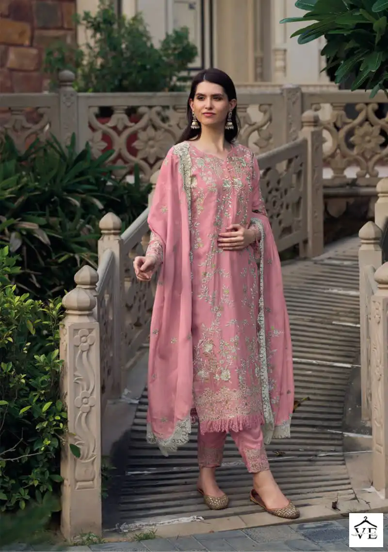 Your Choice Benz Soft Organza Wholesale Designer Suits Catalog — Wholesale Salwar Suits, MPA wholesale from Surat - Gallery Image 3