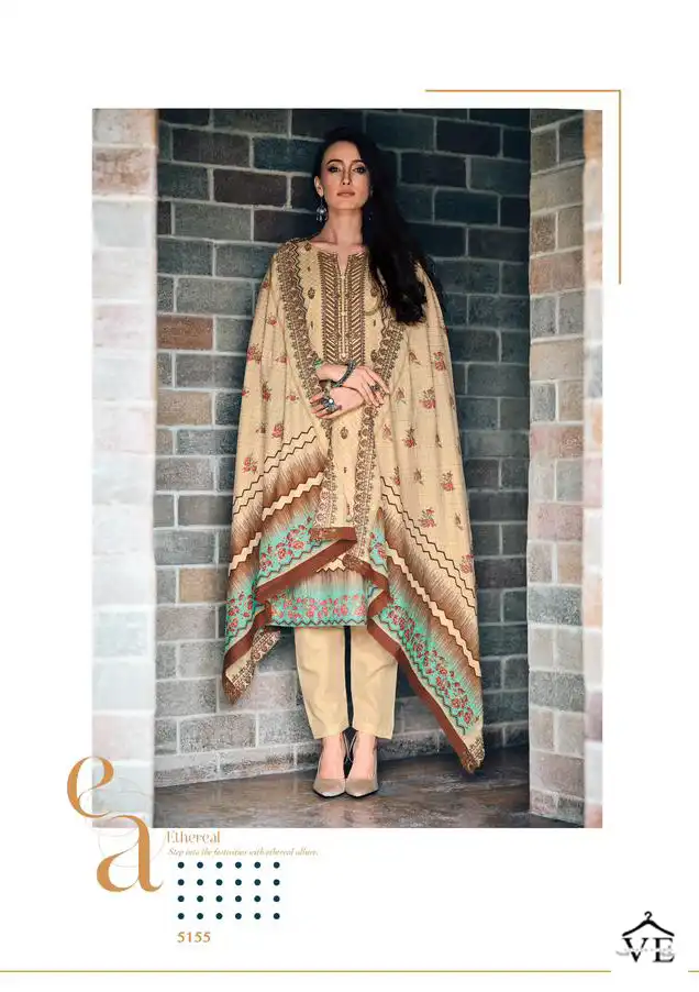 Deepsy Suits Bin Saeed Lawn 5 Pure Cotton Wholesale Pakistani Suit Catalog — Wholesale Salwar Suits, MPA wholesale from Surat - Gallery Image 4