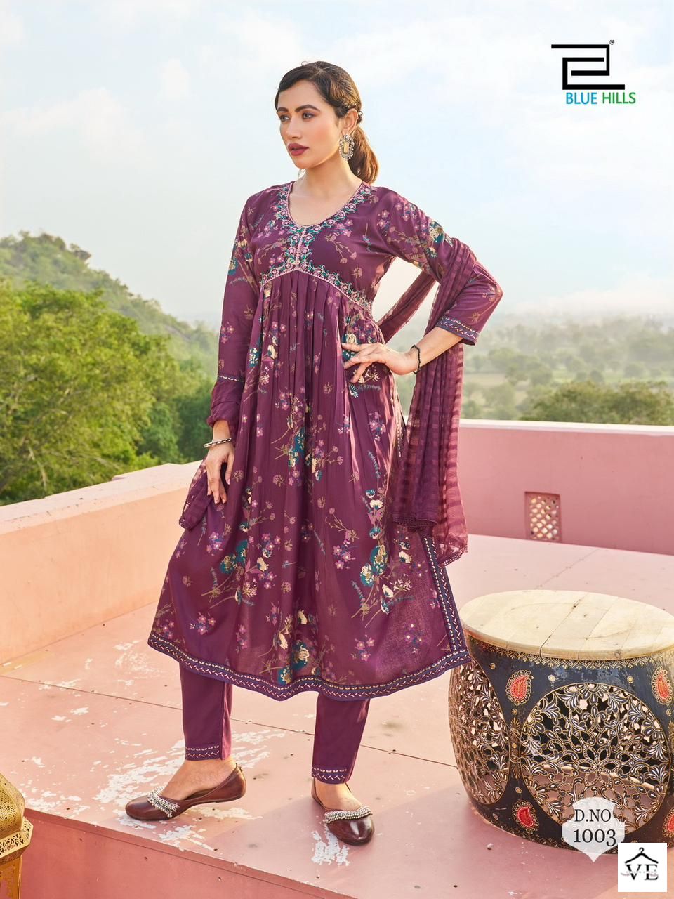 Blue Hills Bollywood Tikka Rayon Wholesale Readymade Suits Catalog — Wholesale Salwar Suits, MPA wholesale from Surat - Gallery Image 8