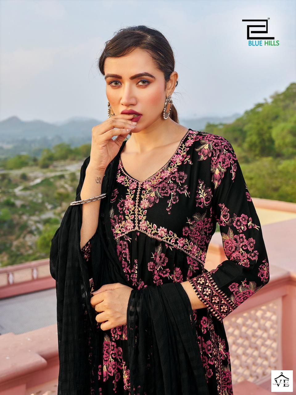 Blue Hills Bollywood Tikka Rayon Wholesale Readymade Suits Catalog — Wholesale Salwar Suits, MPA wholesale from Surat - Gallery Image 6