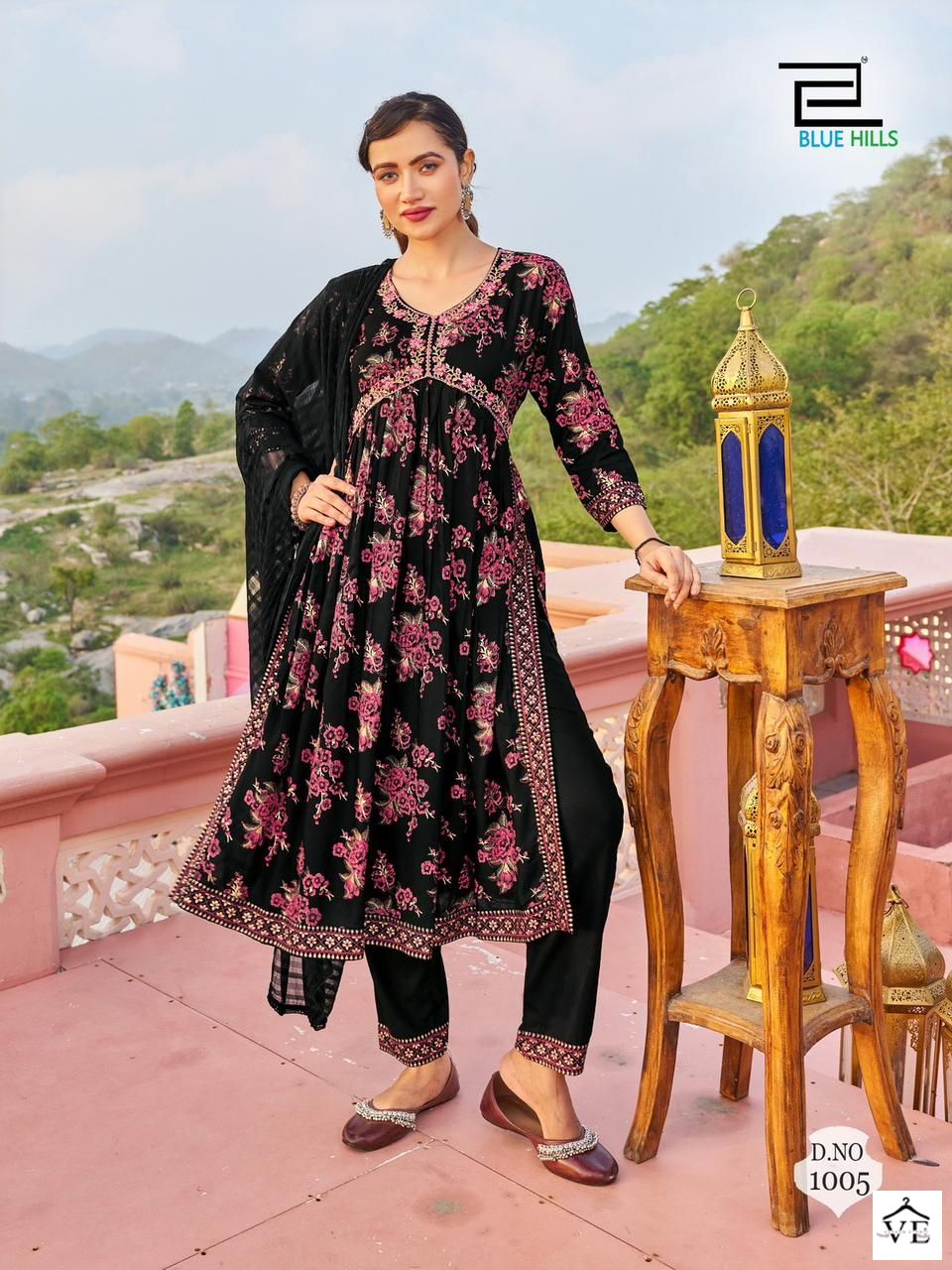 Blue Hills Bollywood Tikka Rayon Wholesale Readymade Suits Catalog — Wholesale Salwar Suits, MPA wholesale from Surat - Gallery Image 10