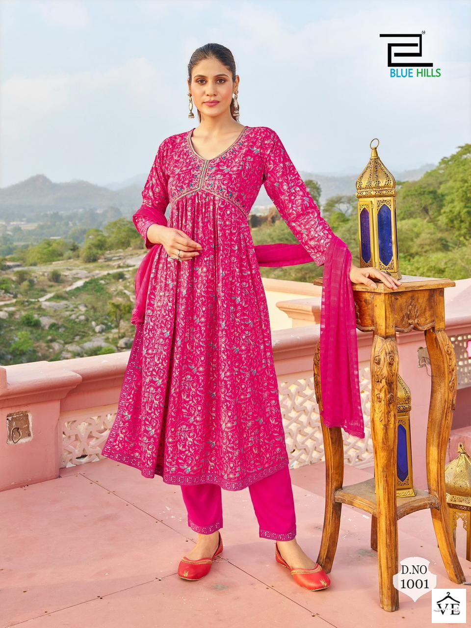 Blue Hills Bollywood Tikka Rayon Wholesale Readymade Suits Catalog — Wholesale Salwar Suits, MPA wholesale from Surat - Gallery Image 2