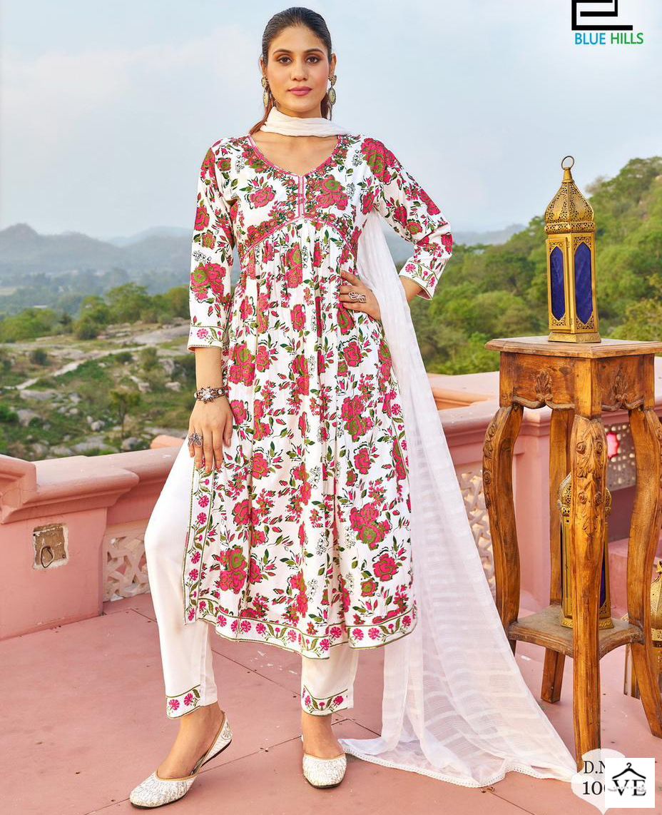 Blue Hills Bollywood Tikka Rayon Wholesale Readymade Suits Catalog — Wholesale Salwar Suits, MPA wholesale from Surat — view 1