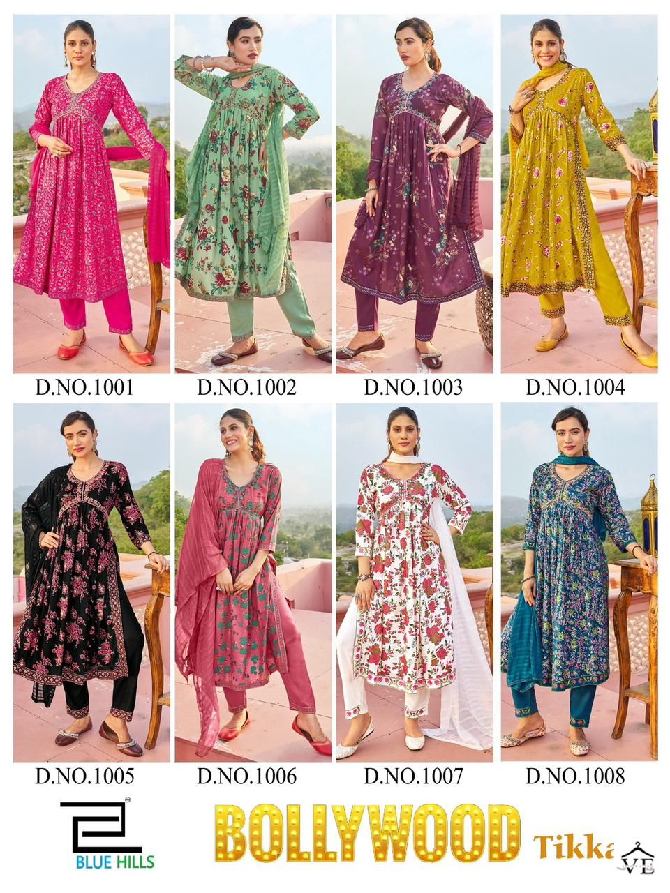 Blue Hills Bollywood Tikka Rayon Wholesale Readymade Suits Catalog — Wholesale Salwar Suits, MPA wholesale from Surat — view 11