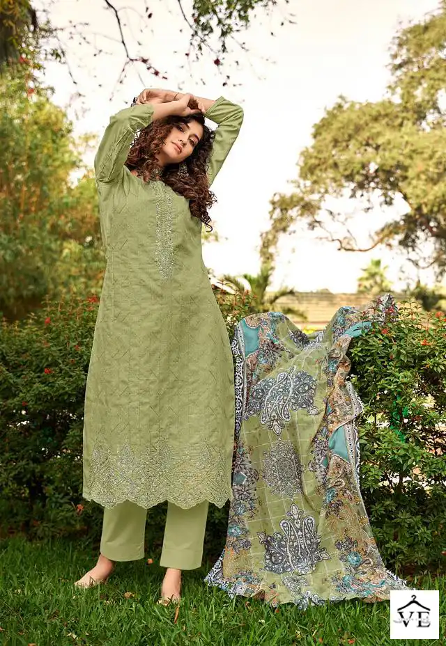Tarish Breeze Pure Lawn Wholesale Salwar Suit Catalog — Wholesale Salwar Suits, MPA wholesale from Surat - Gallery Image 2