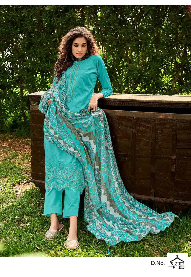 Tarish Breeze Pure Lawn Wholesale Salwar Suit Catalog — Wholesale Salwar Suits, MPA wholesale from Surat - Gallery Image 4