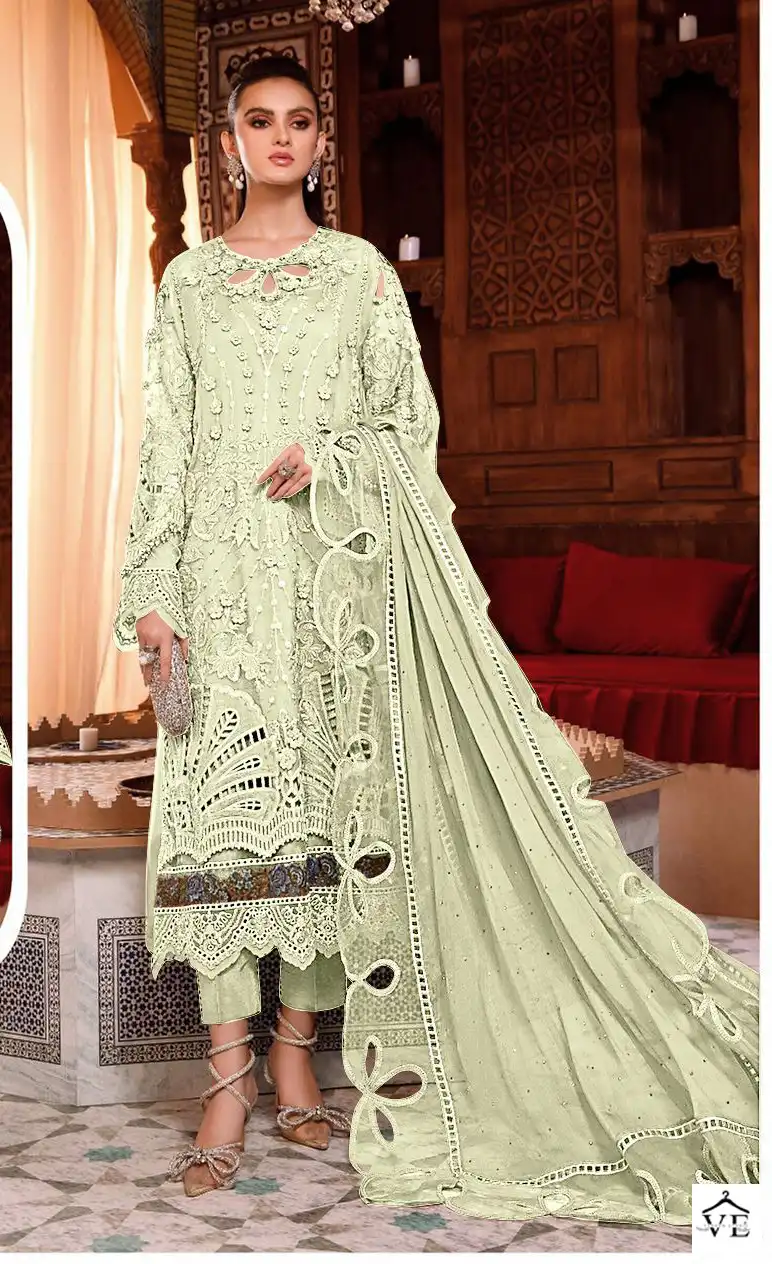Fepic C-1288 Organza Wholesale Pakistani Suit Catalog — Wholesale Salwar Suits, MPA wholesale from Surat - Gallery Image 2