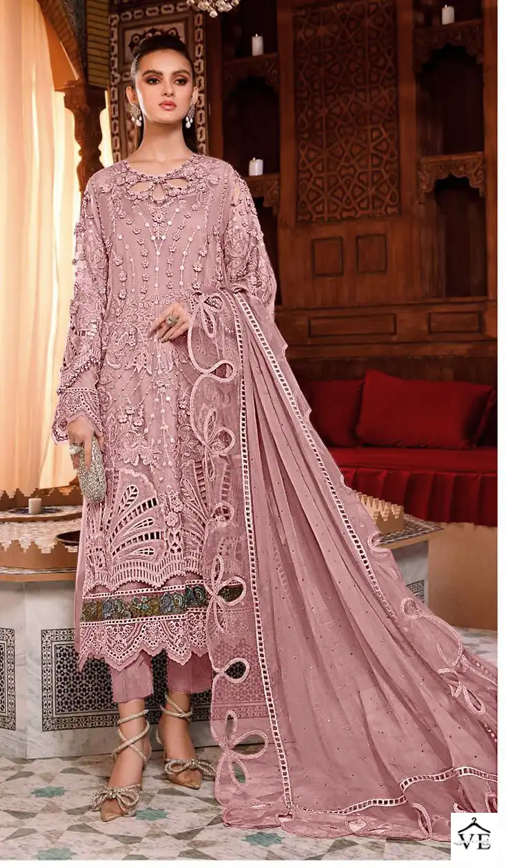 Fepic C-1288 Organza Wholesale Pakistani Suit Catalog — Wholesale Salwar Suits, MPA wholesale from Surat - Gallery Image 3