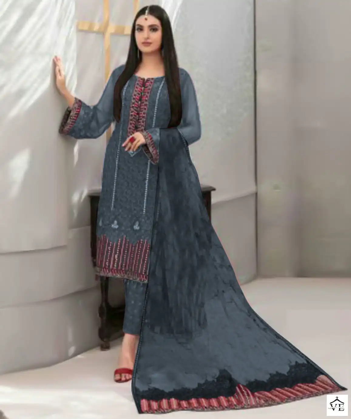 Fepic C-1309 Georgette Wholesale Pakistani Suit Catalog — Wholesale Salwar Suits, MPA wholesale from Surat — view 1