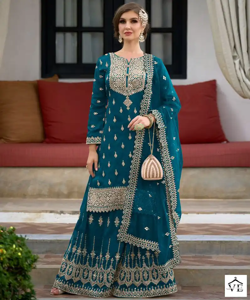 Zaveri Cairo Heavy Silk Wholesale Readymade Suits Catalog