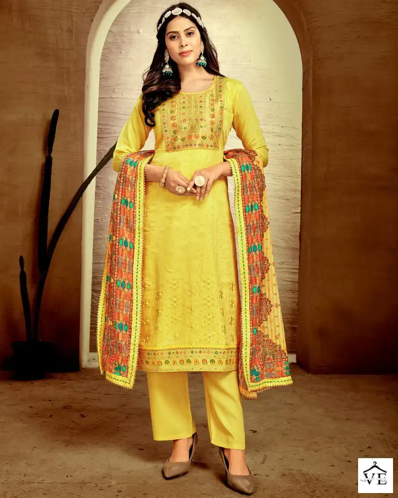 Kalarang Chameli Pure Muslin Wholesale Salwar Suit Catalog — Wholesale Salwar Suits, MPA wholesale from Surat — view 1