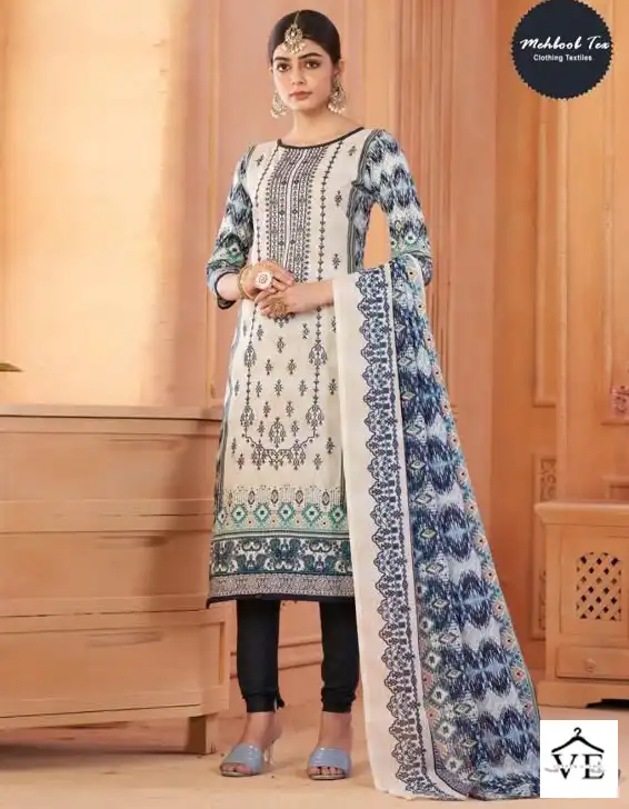 Mehboob Tex Chevron Luxury Lawn Collection Vol 1112 Lawn Cotton Wholesale Pakistani Suit — Wholesale Salwar Suits, MPA wholesale from Surat — view 1