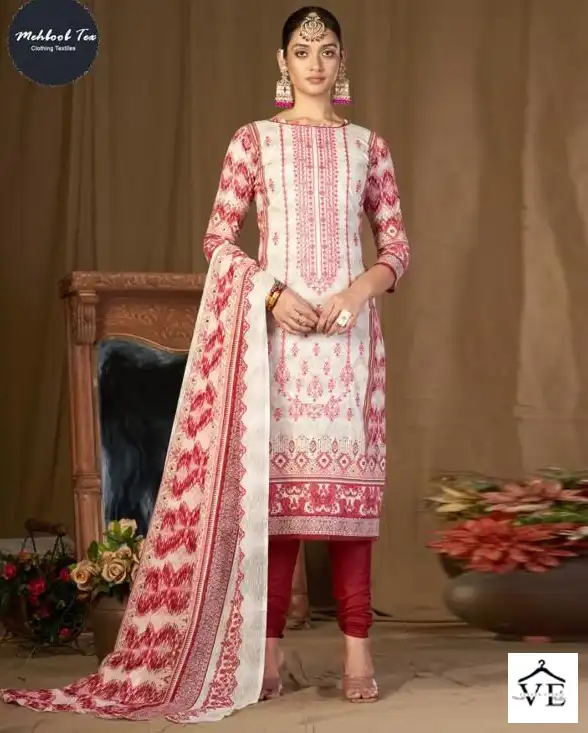 Mehboob Tex Chevron Luxury Lawn Collection Vol 1117 Lawn Cotton Wholesale Pakistani Suit — Wholesale Salwar Suits, MPA wholesale from Surat — view 1