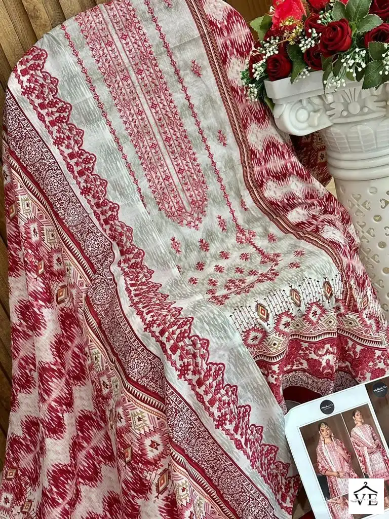 Mehboob Tex Chevron Luxury Lawn Collection Vol 1117 Lawn Cotton Wholesale Pakistani Suit — Wholesale Salwar Suits, MPA wholesale from Surat — view 5