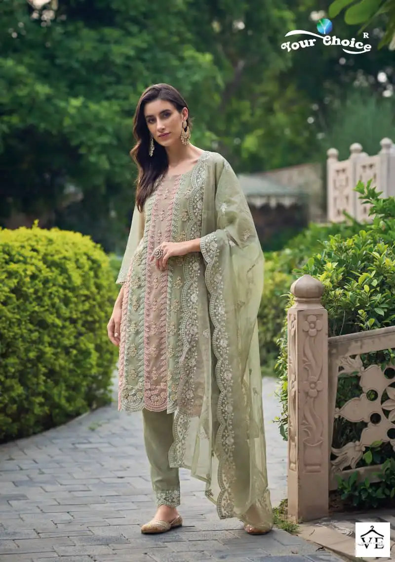 Your Choice Chilax Soft Organza Wholesale Readymade Suits Catalog — Wholesale Salwar Suits, MPA wholesale from Surat - Gallery Image 2