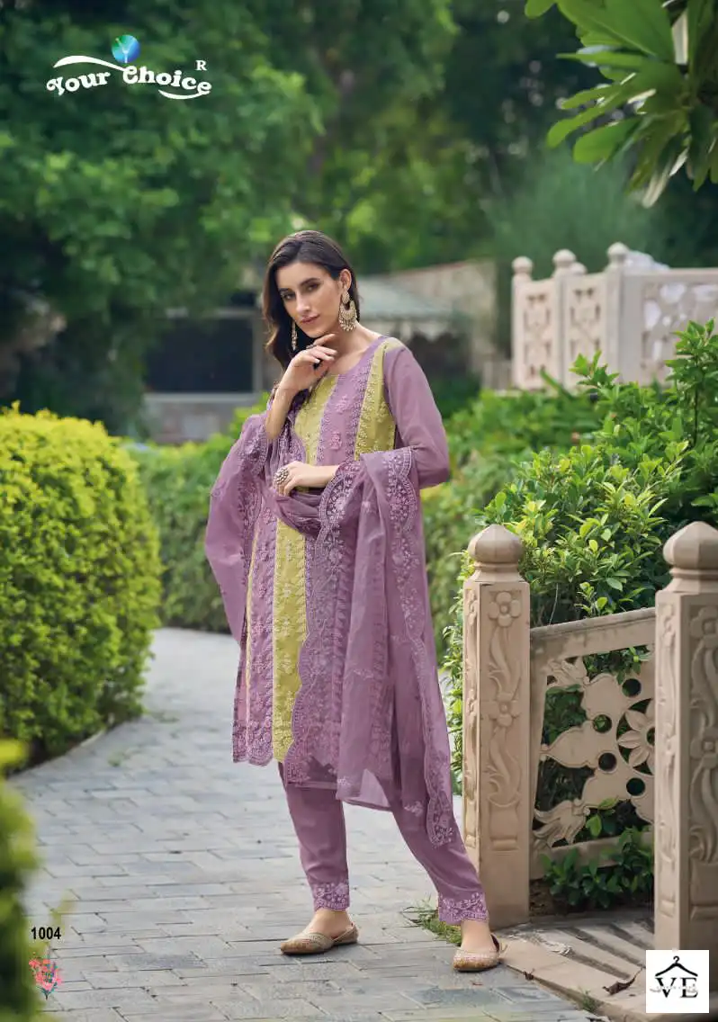 Your Choice Chilax Soft Organza Wholesale Readymade Suits Catalog — Wholesale Salwar Suits, MPA wholesale from Surat - Gallery Image 4