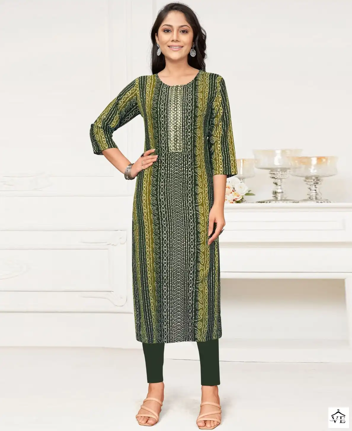Kapil Trendz Chulbuli Heavy Rayon Wholesale Kurti Catalog — Wholesale Kurtis, MPA wholesale from Surat — view 1