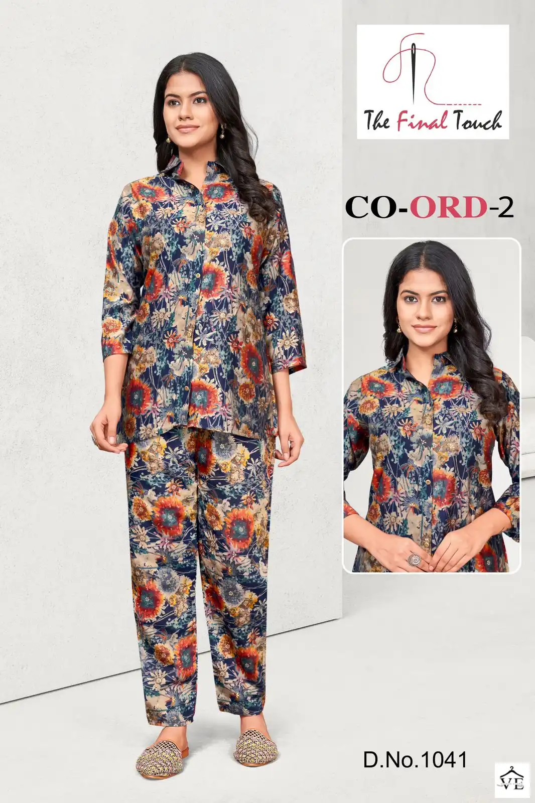 R R Fashion The Final Touch Viscose Modal Wholesale Co-Ord Set Catalog — Wholesale Kurtis, MPA wholesale from Surat — view 4