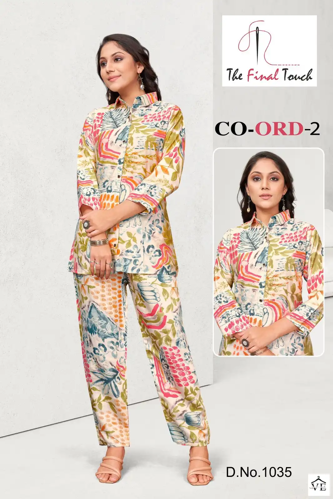 R R Fashion The Final Touch Viscose Modal Wholesale Co-Ord Set Catalog — Wholesale Kurtis, MPA wholesale from Surat — view 9