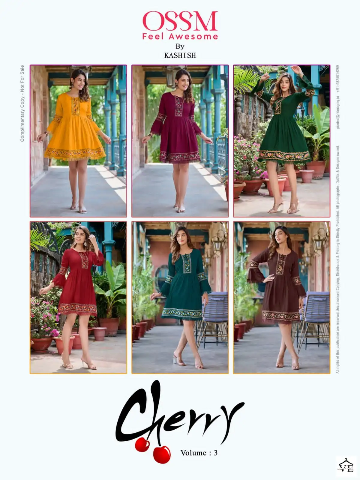 Ossm Cherry Vol 3 Rayon 16Kg Slub Wholesale Fancy Shorties Catalog — Wholesale Kurtis, MPA wholesale from Surat — view 7