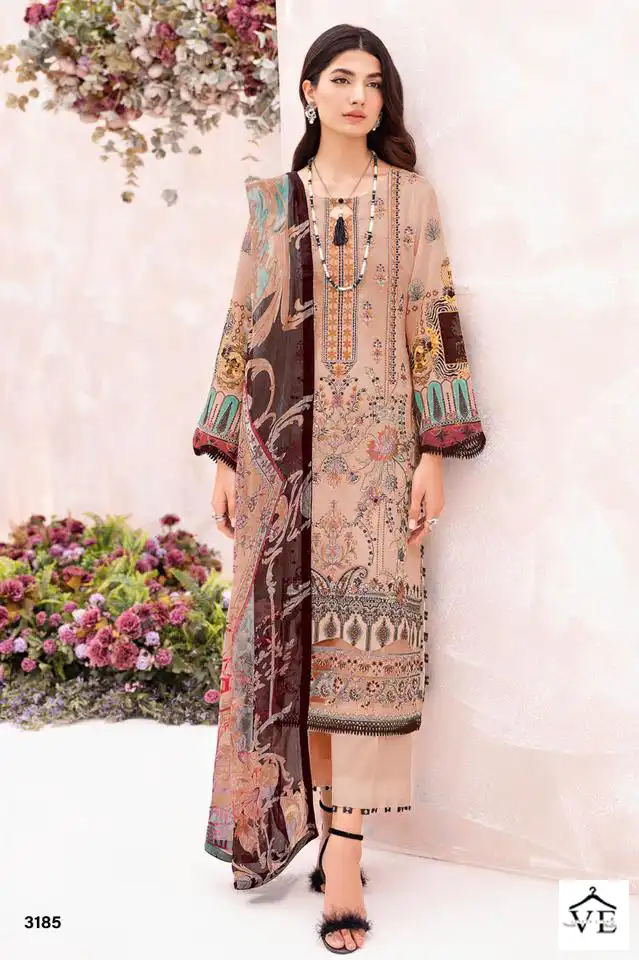 Deepsy Suits Cheveron Lawn Vol 8 Cotton Wholesale Pakistani Salwar Suit Catalog — Wholesale Salwar Suits, MPA wholesale from Surat — view 5